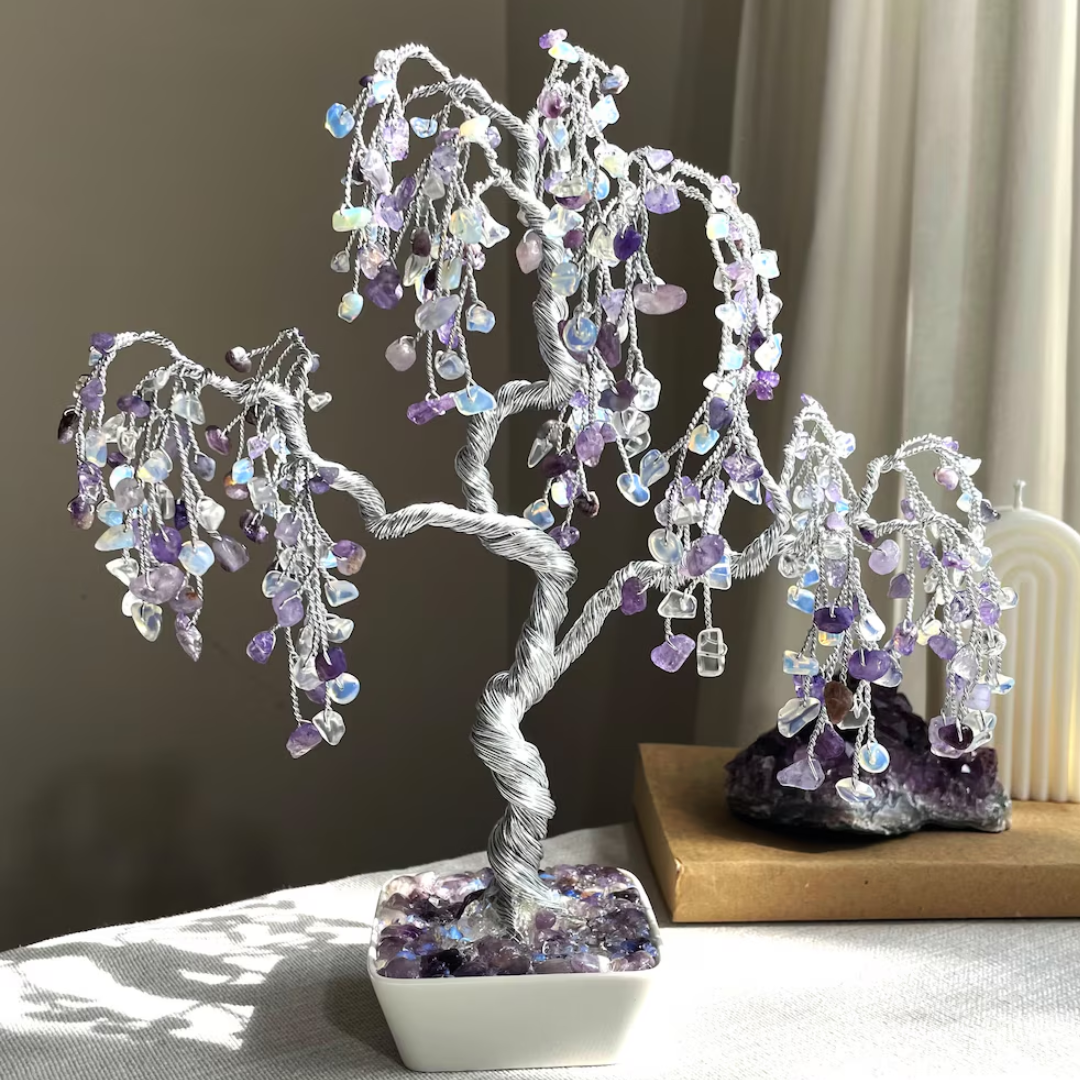 Natural stone crystal tree 水晶树系列