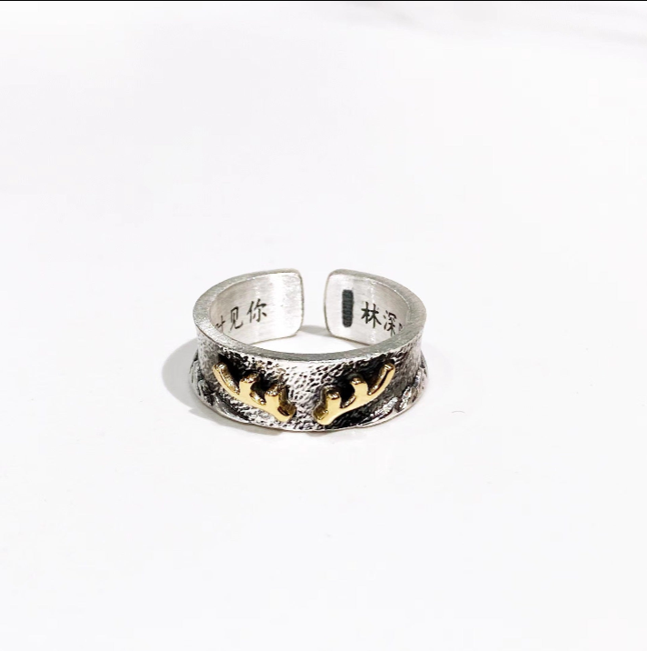 Chinese sterling silver rings  时尚中式戒指