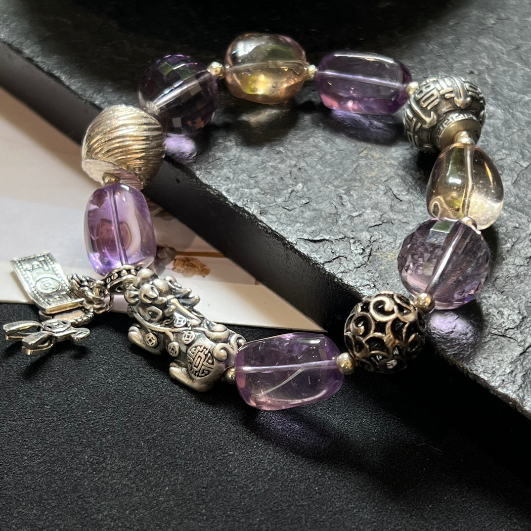 Amethyst Pixiu Bracelet