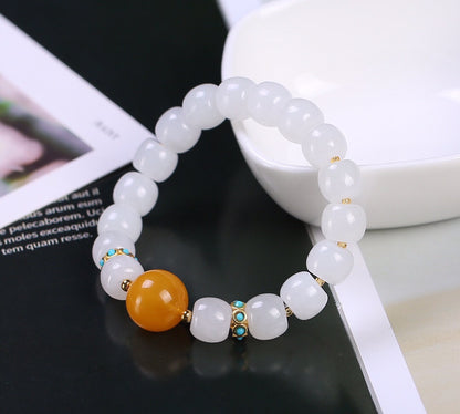 Natural Hetian Jade Bracelet