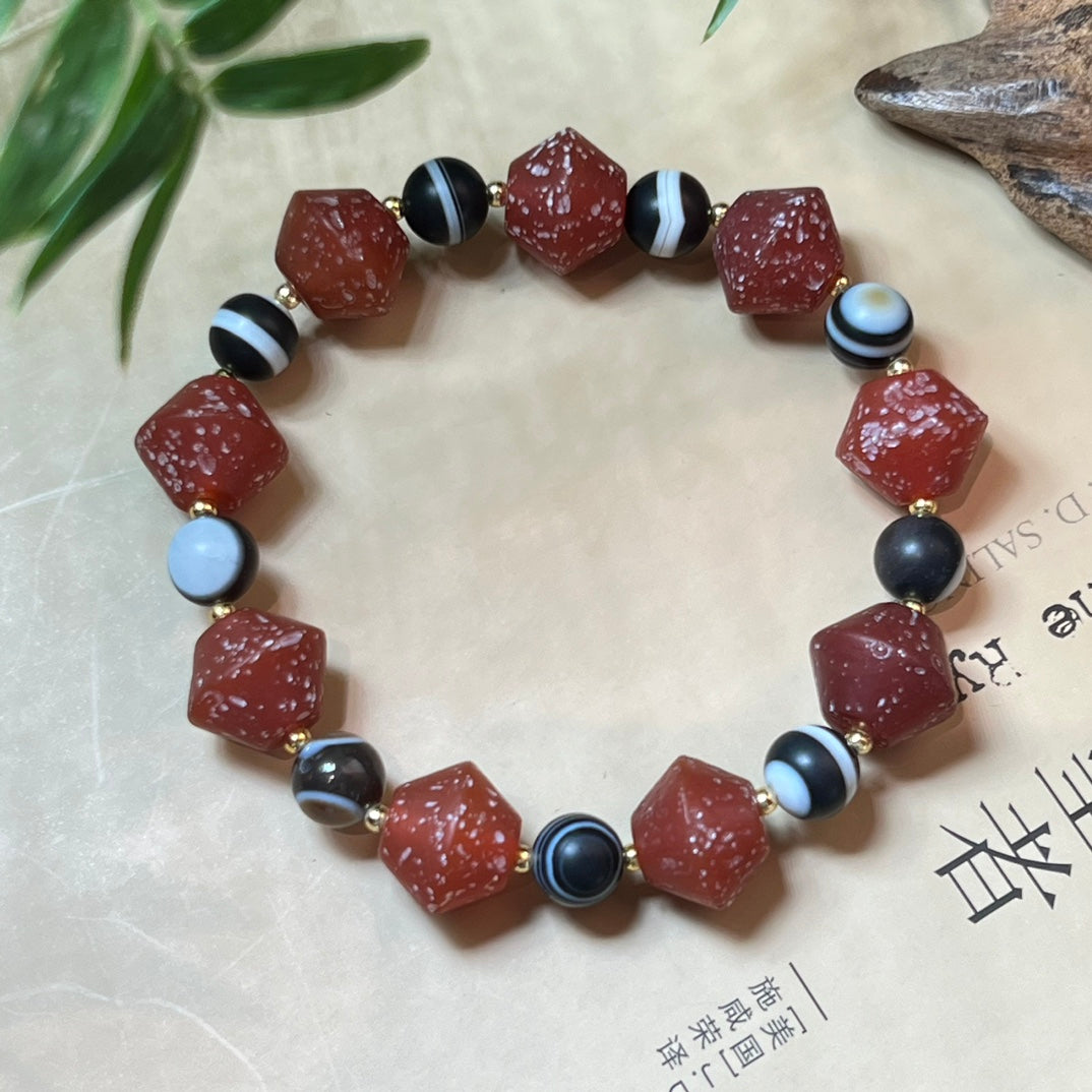 Old agate bracelet