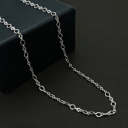 Fashionable Men's Sterling Silver Necklace