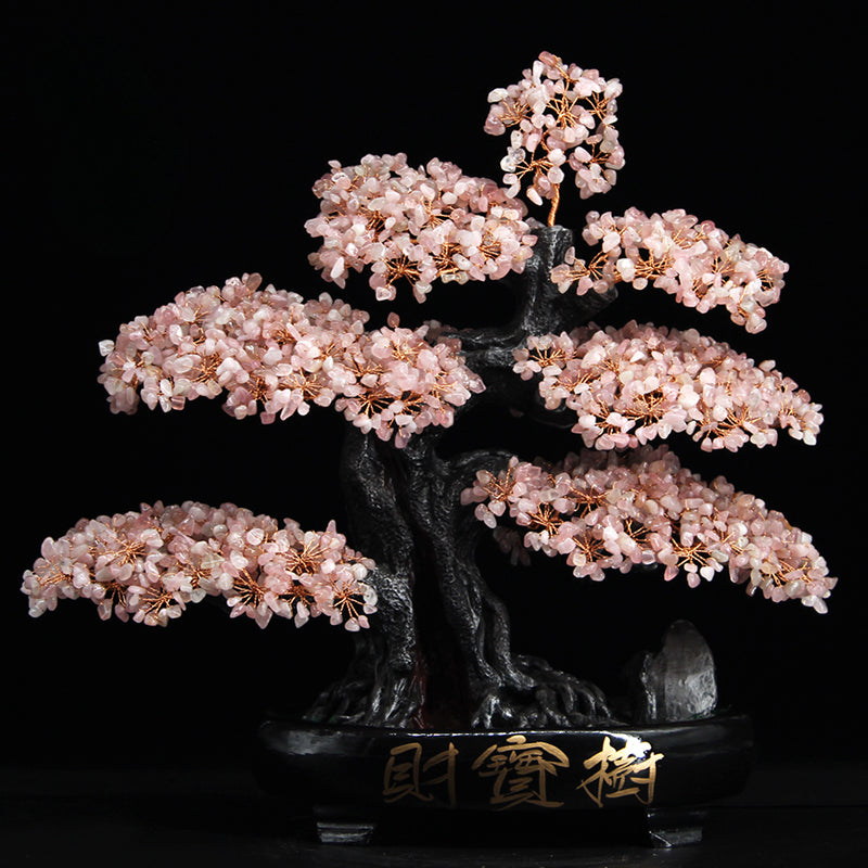 Crystal Feng Shui Fortune Tree Home Decoration Ornaments