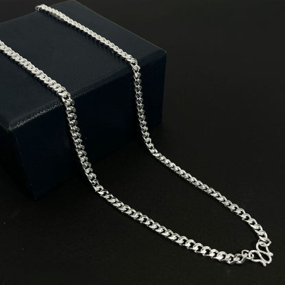 Hip Hop Silver Cuban Necklace