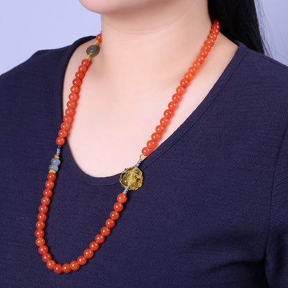 Chinese style Nanhong necklace