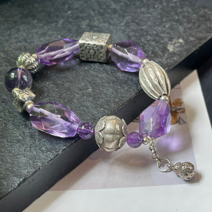 Amethyst Free Style Bracelet