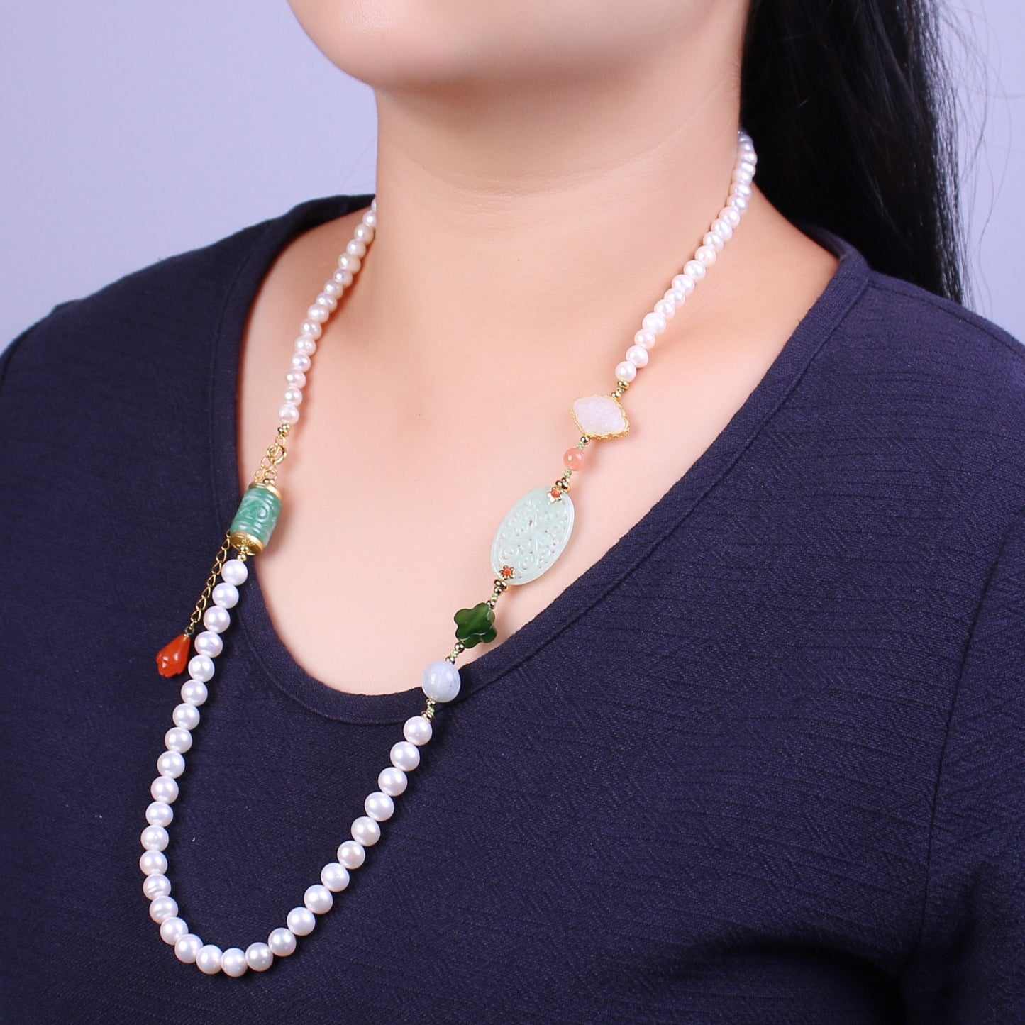 Fashion natural pearl necklace