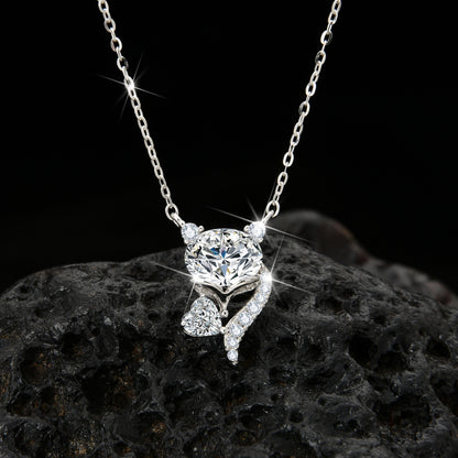 Seductive and sexy fox specially designed zircon pendant necklace✨妖媚狐狸项链✨