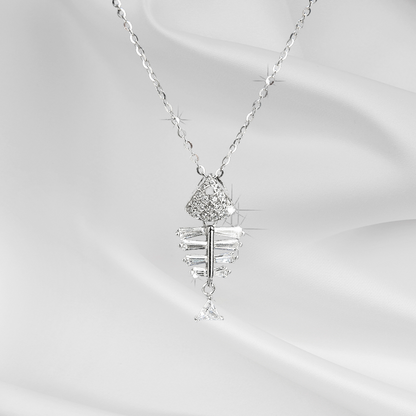 Sexy Special Design Fishbone Pendant Necklace