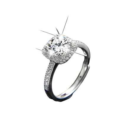 Elegant and luxurious baguette ring💍高贵豪华方包戒指💍