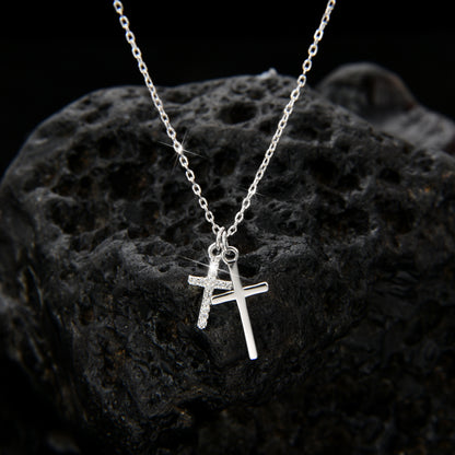 Gold Plated Faith Cross Pendant Necklace Women's Jewelry🎁十字架吊坠项链🎁