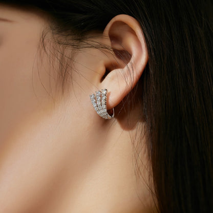 Fashion personality youth U-shaped earrings