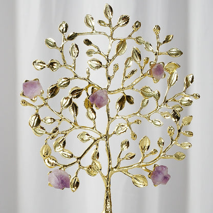 New Chinese style amethyst fortune tree decorative ornaments