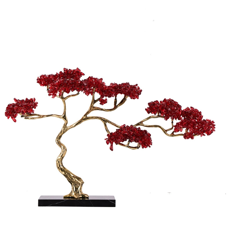 Chinese Fortune Crystal Tree Desktop Ornaments