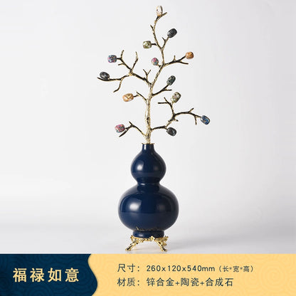 New Chinese style crystal gourd decorative ornaments