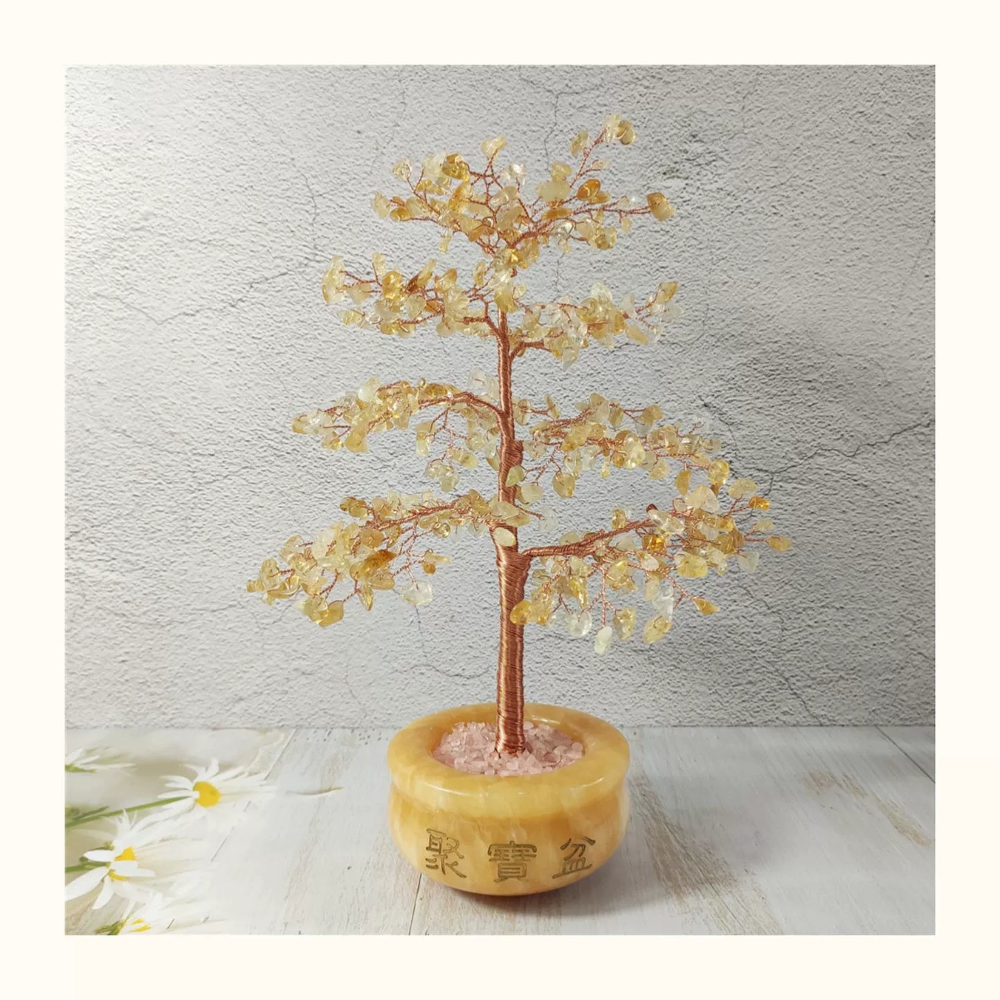 Natural crystal tree fortune cornucopia