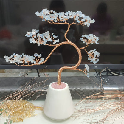 Natural crystal tree fortune tree ornaments