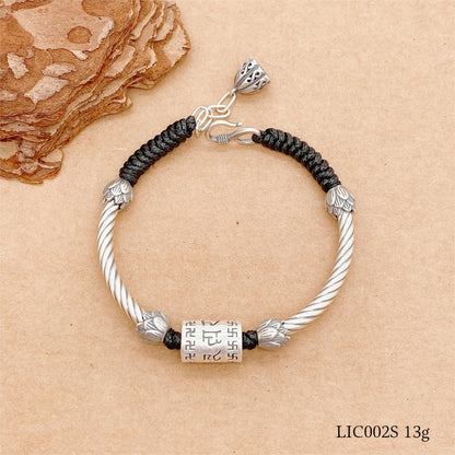 Lucky Tibetan Braided Rope Bracelet