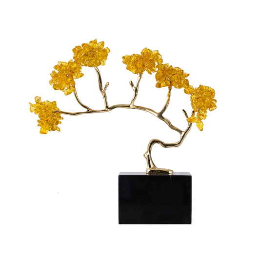 New Chinese style crystal fortune tree decoration ornaments