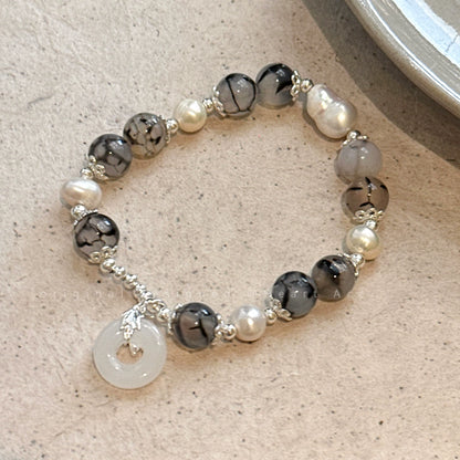 New Chinese cat's eye stone beaded bracelet