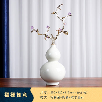 New Chinese style crystal gourd decorative ornaments