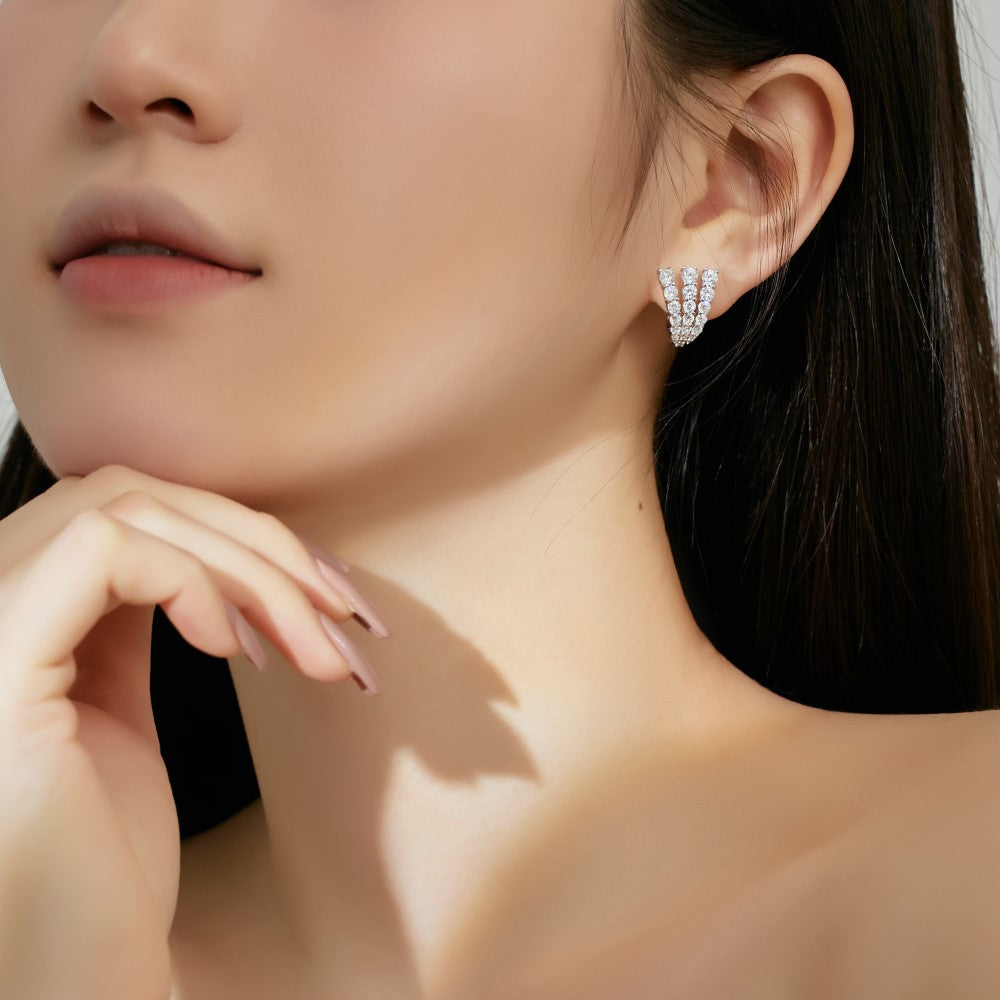 Fashion personality youth U-shaped earrings