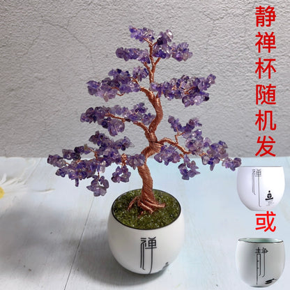 Pure natural fortune tree decoration ornaments