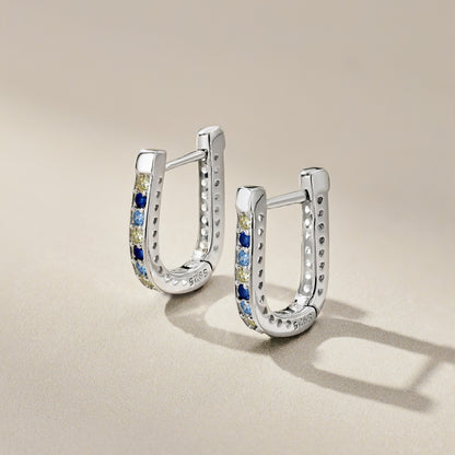 High-end design U-shaped earrings