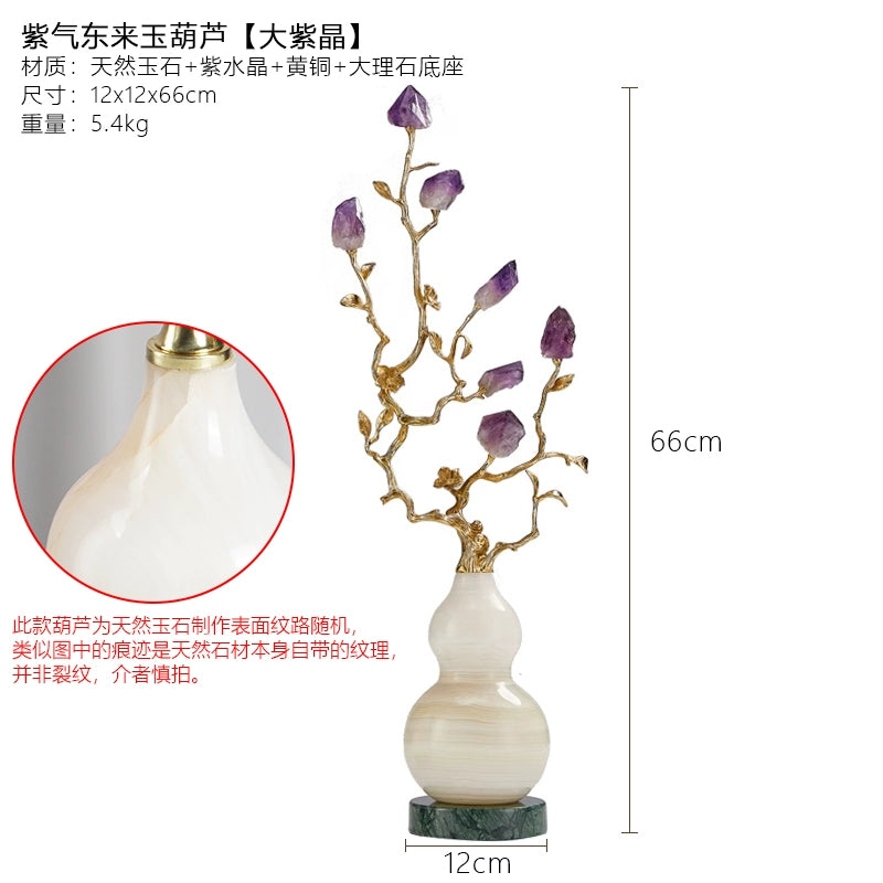 New Chinese style Fulu fortune jade gourd decorative ornaments