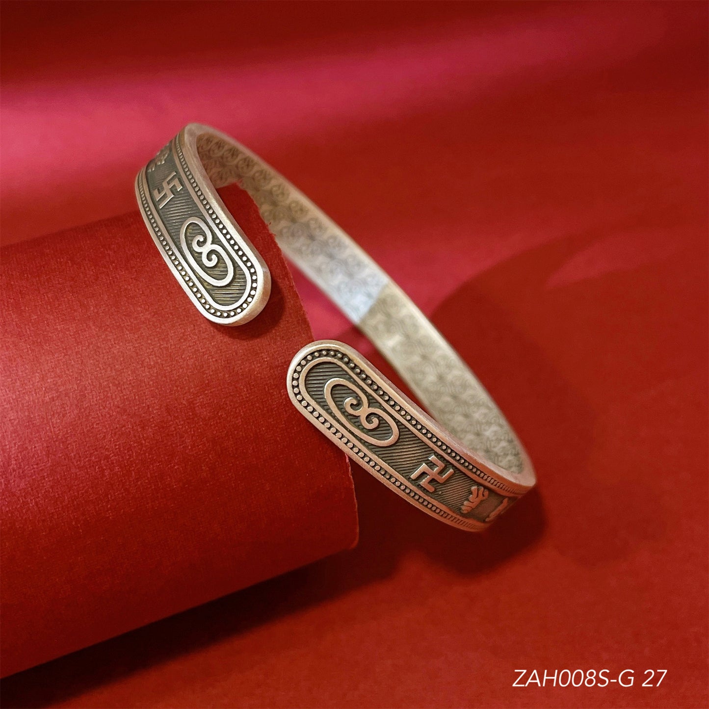 Ancient sterling silver bracelet for couples