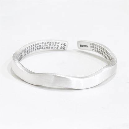 Niche Wave Sterling Silver Bracelet