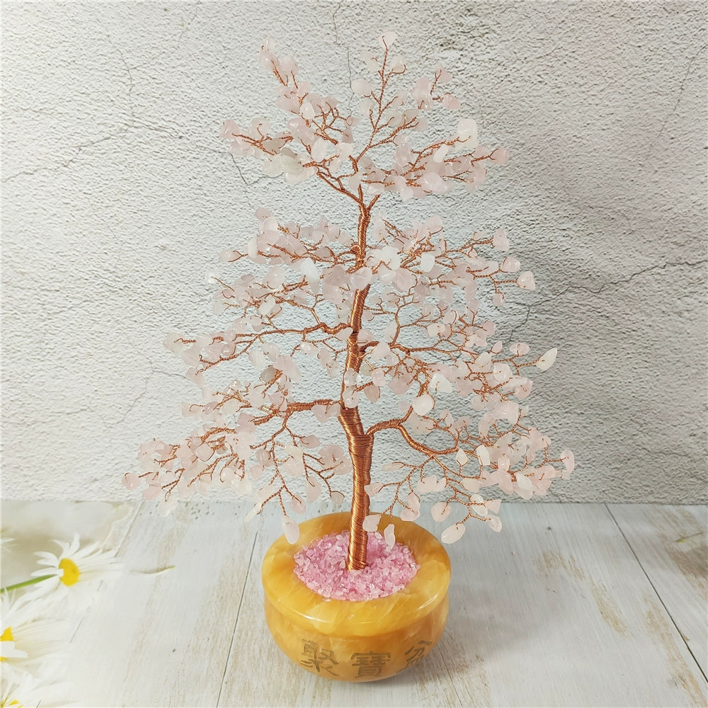 Natural crystal tree fortune cornucopia