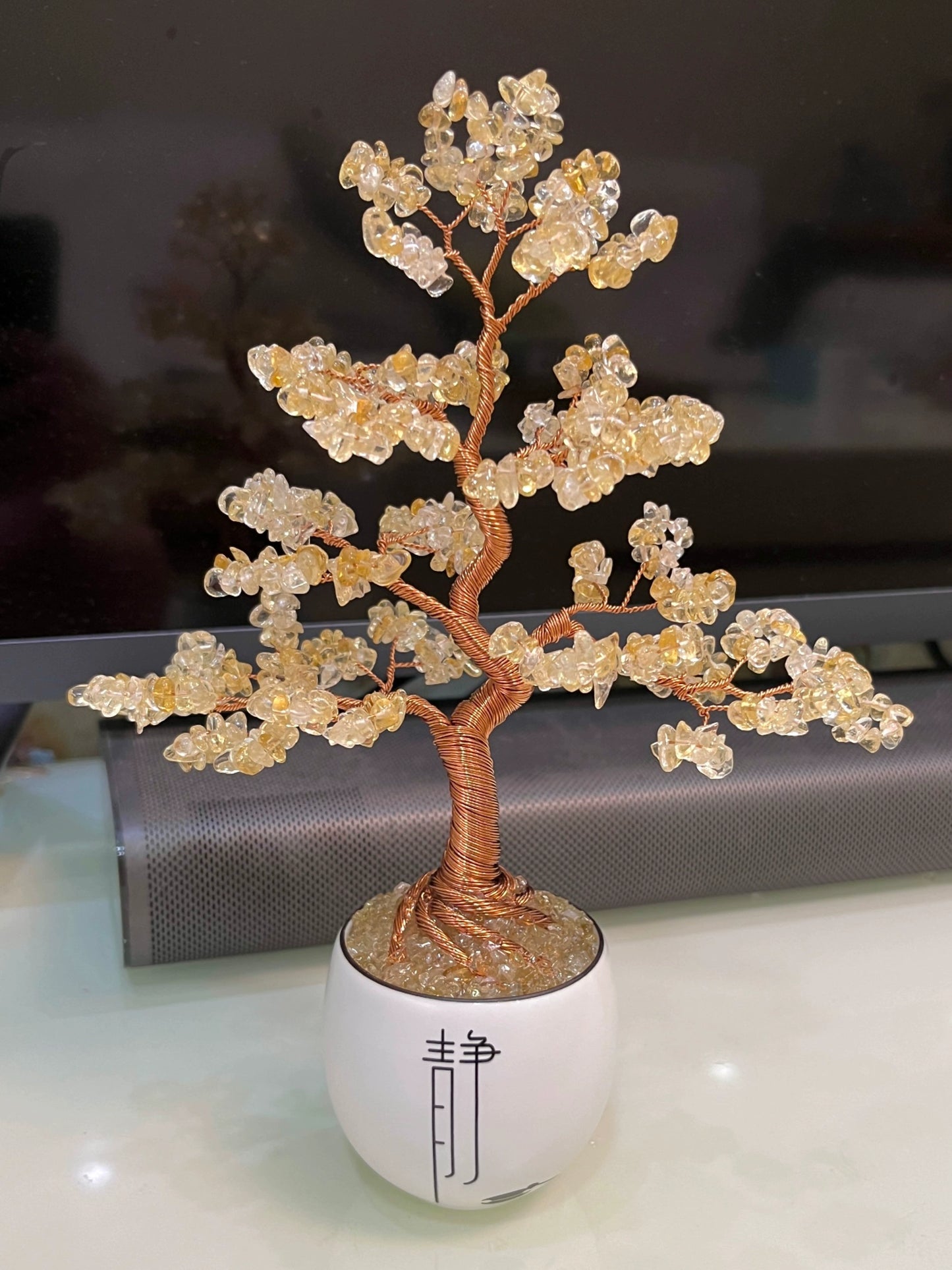 Pure natural fortune tree decoration ornaments