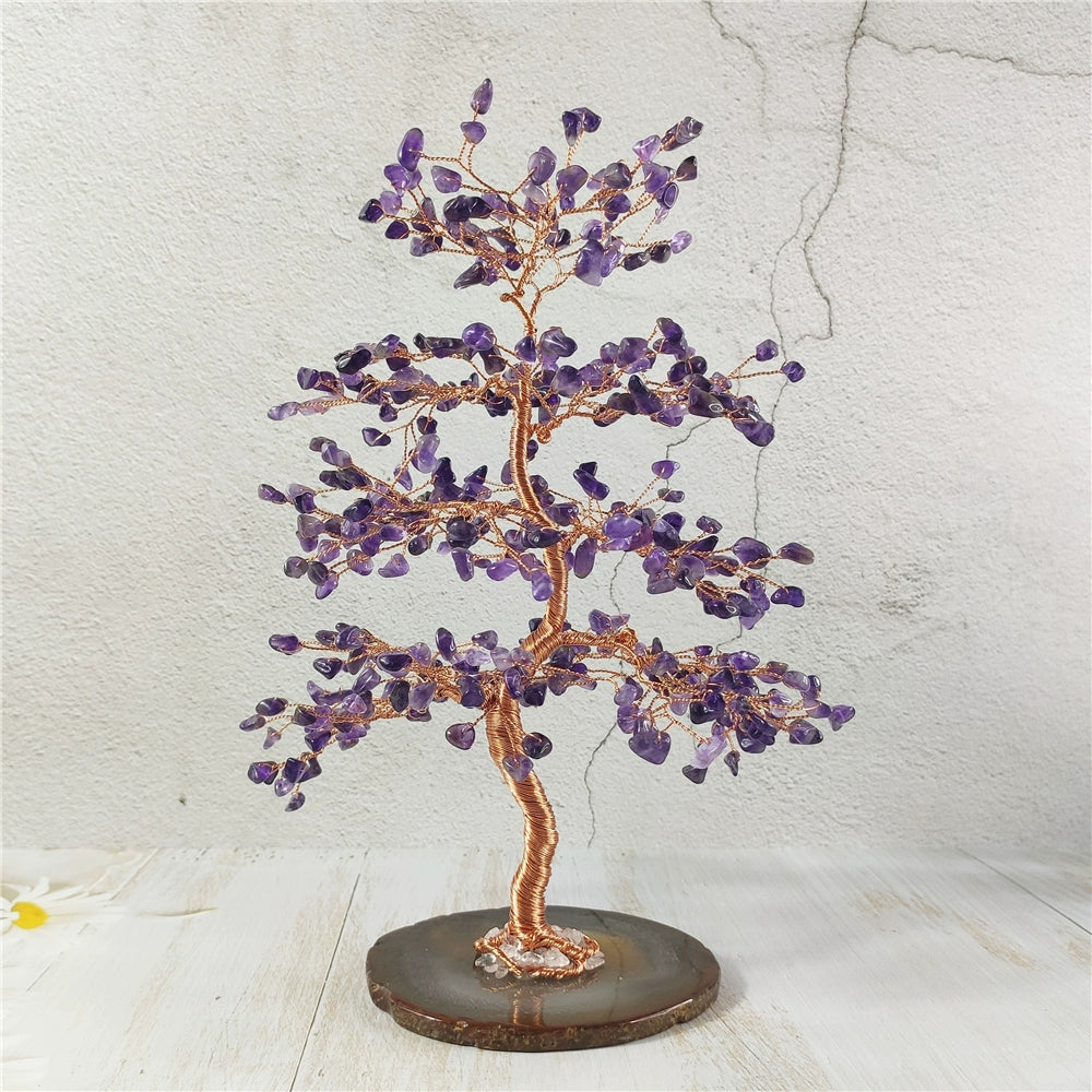 Natural crystal tree fortune cornucopia