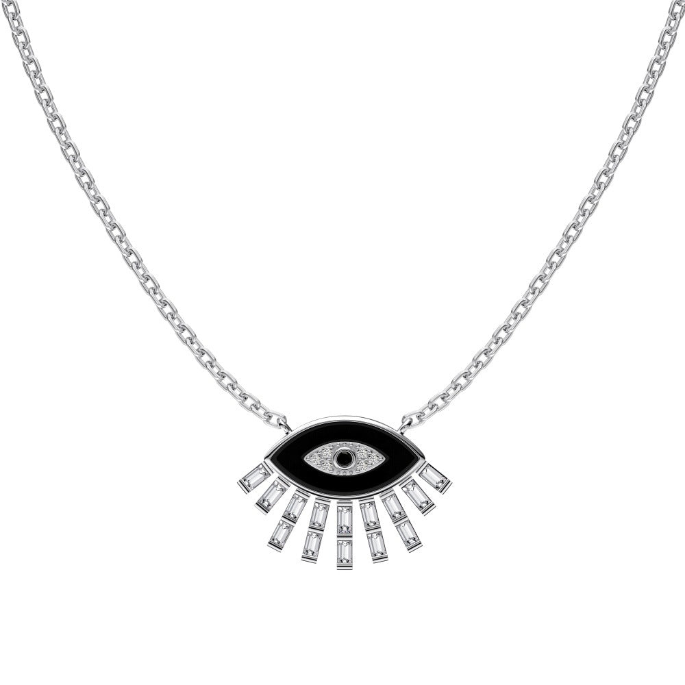 Fashionable and personalized devil eye necklace