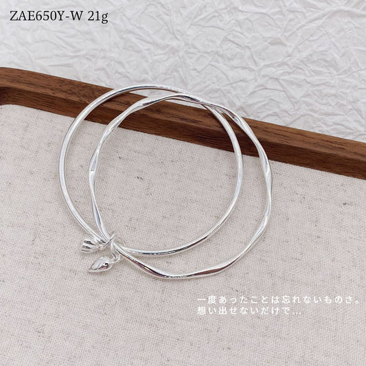 Simple Lotus Double Ring Bracelet