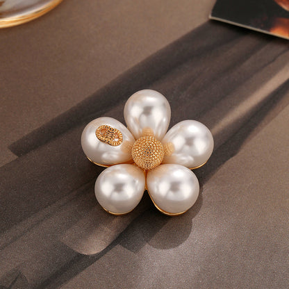 1-Niche temperament high-end flower brooch for women