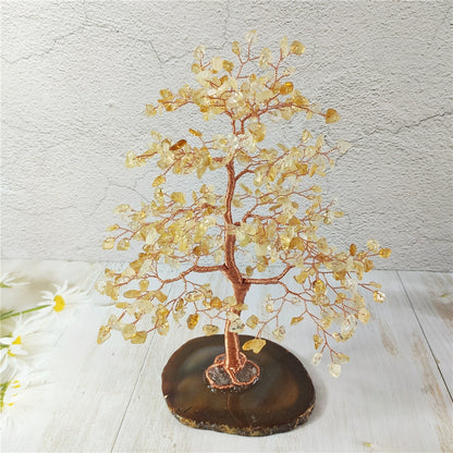 Natural crystal tree fortune cornucopia