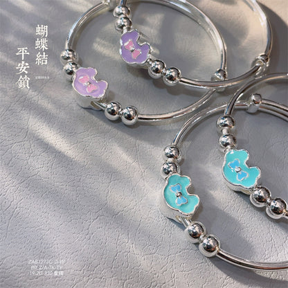 China Colorful Amulet Bow Children's Bracelet