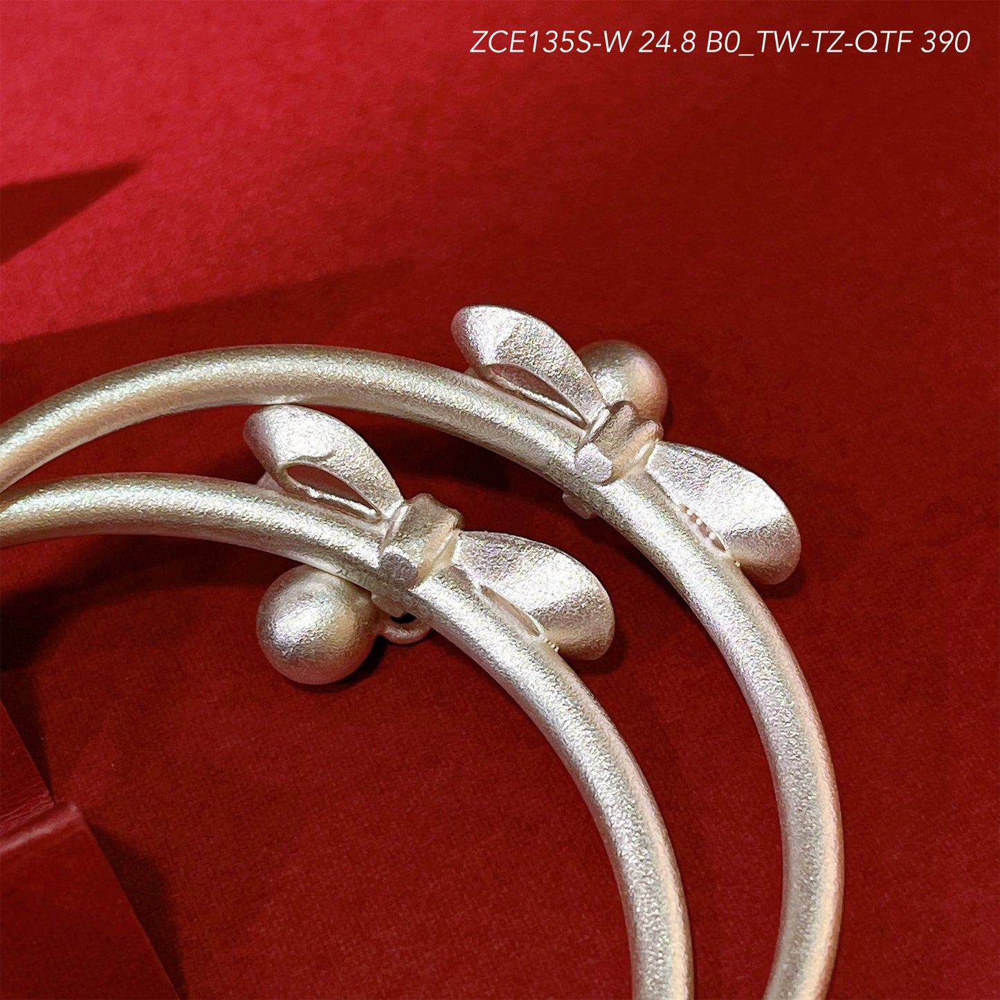 Chinese Bow Bell Sterling Silver Bracelet