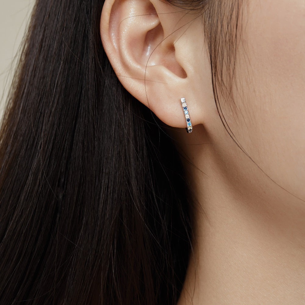 High-end design U-shaped earrings