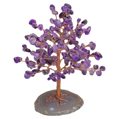 Natural crystal fortune tree decoration ornaments