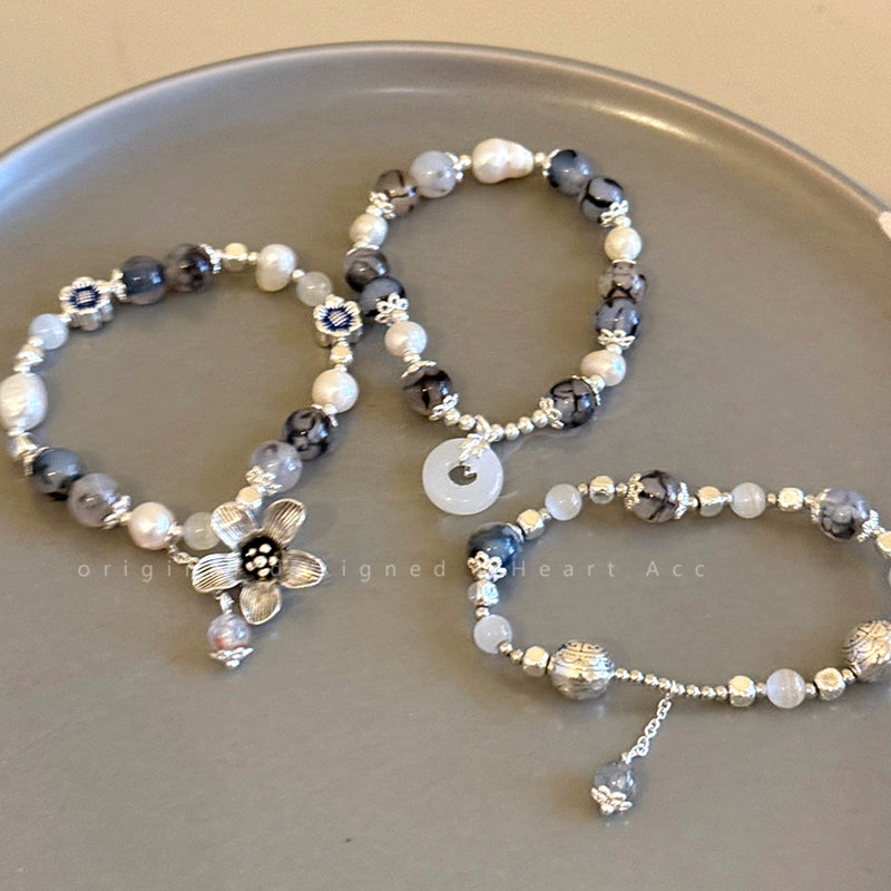 New Chinese cat's eye stone beaded bracelet