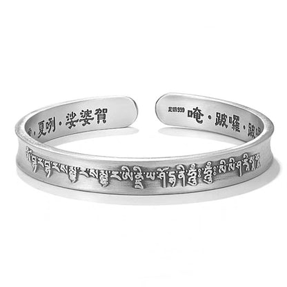 Chinese style Tibetan silver bracelet