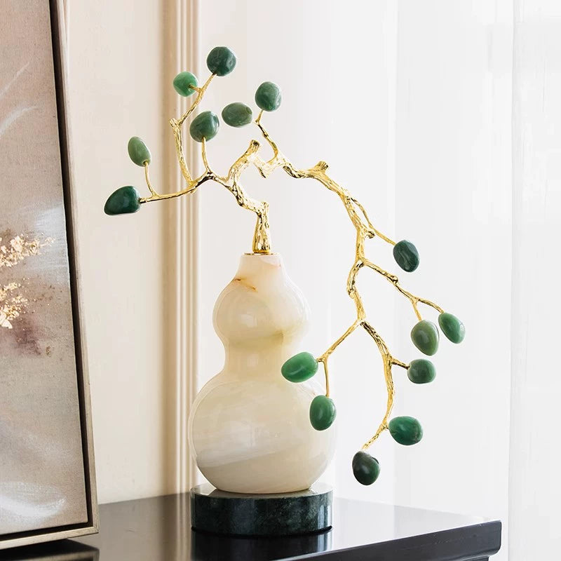 New Chinese style Fulu fortune jade gourd decorative ornaments