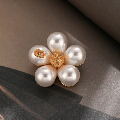 1-Niche temperament high-end flower brooch for women