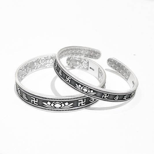 Ancient sterling silver bracelet for couples