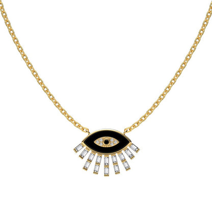 Fashionable and personalized devil eye necklace