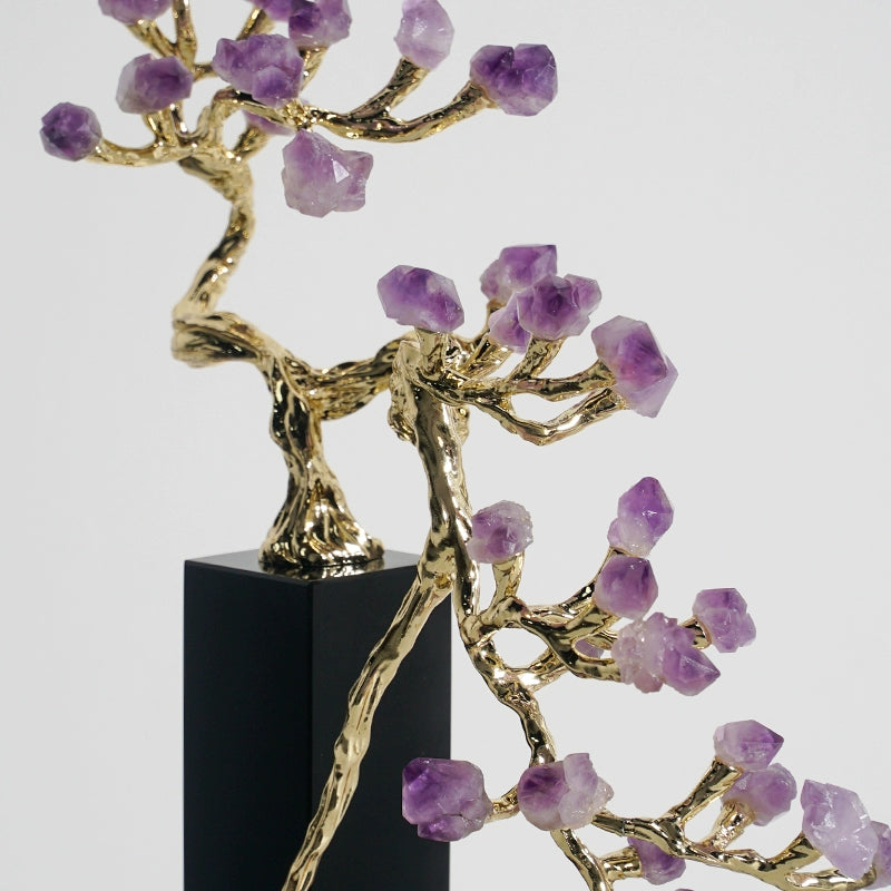 Amethyst Fortune Tree Decorative Ornaments