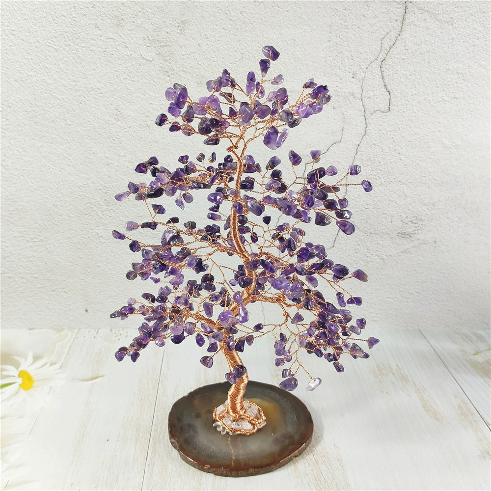 Natural crystal tree fortune cornucopia